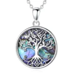 collier élégant en argent 925 arbre de vie