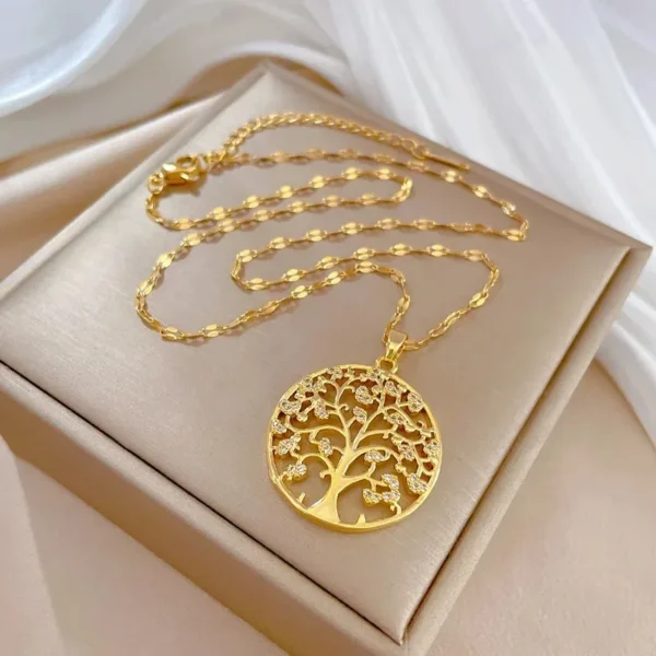 collier arbre de vie amour infini