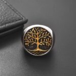 anneau arbre de vie pour homme