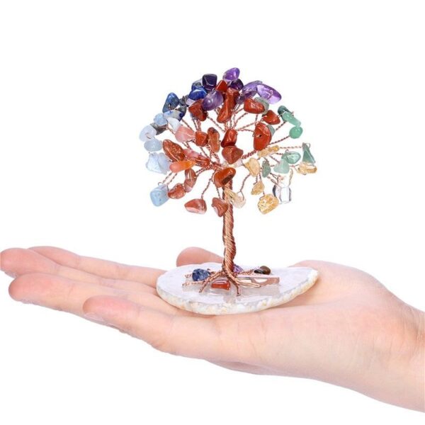 arbre de vie 7 chakras déco à poser