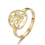 bague arbre de vie intemporel or