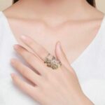bague argentée arbre de vie originale