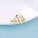 bague or arbre de vie intemporel