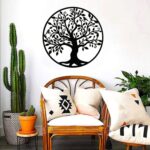 Décor mural fer arbre de vie