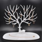 porte-bijoux arbre de vie blanc